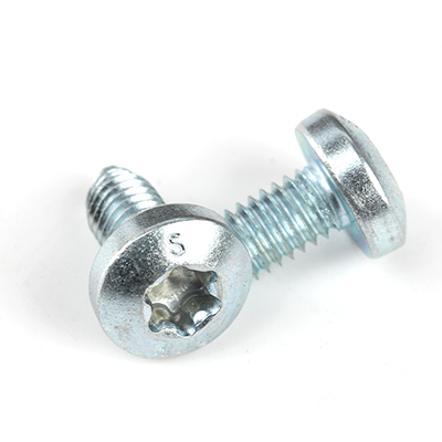 工業(yè)熊滲碳鋼藍白鋅內六角花形盤頭三角鎖緊螺釘DIN7500(PE)